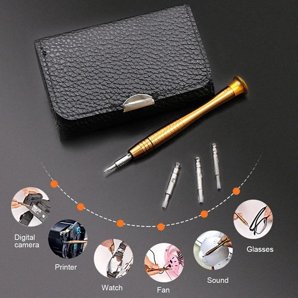 Precision Screwdriver Repair Kit, 25-in-1 or 152-in-1 CRV Steel Bit Set with Torx Options for Compatible Laptop, Computer and Small Electronics Projects