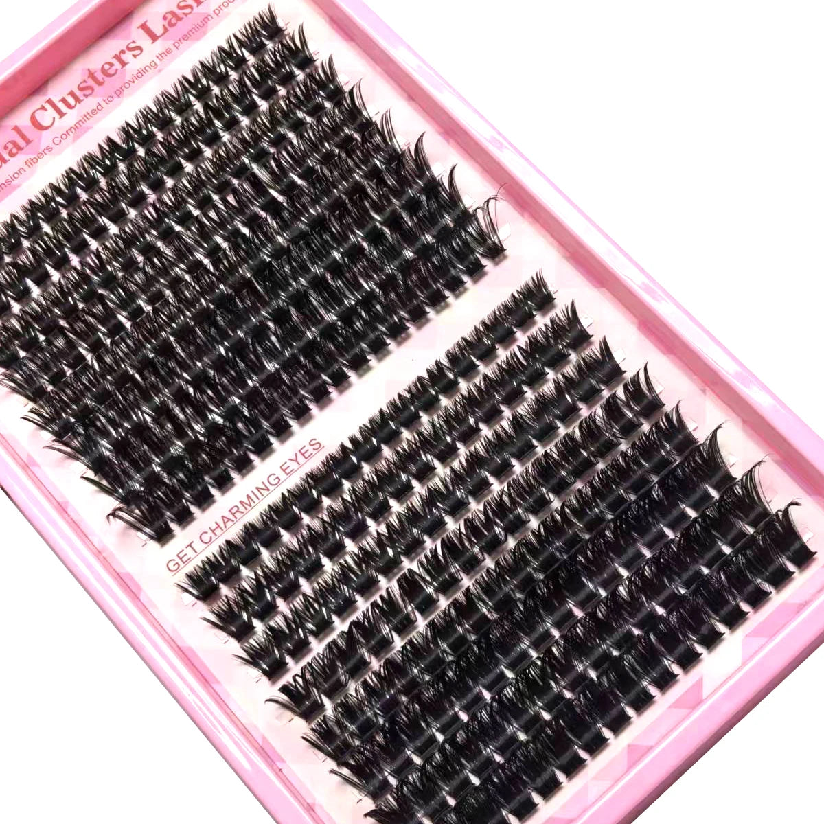 Multi-Row Lash Clusters and Spikes with Manga Style Options, 14, 15, 16 and 30-Row Labels Across 22 Selections for Adult Creative Eye Makeup Looks