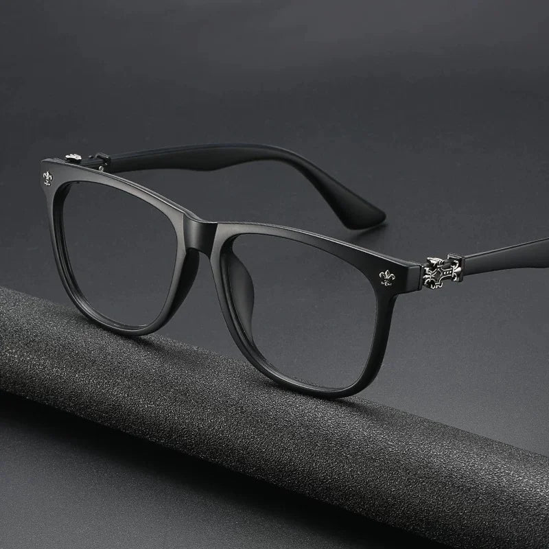 Square Eyeglass Frames for Women and Men with Vintage-Inspired Styling, Seven Coded Fashion Eyewear Options for Everyday Wardrobe and Outfit Coordination