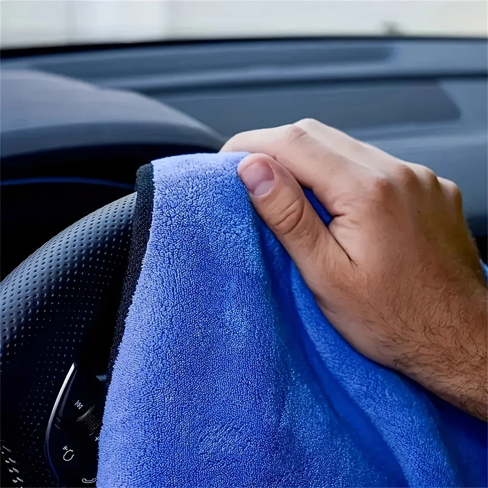 Auto Detailing Microfiber Towels, Car Washing and Drying Cloths in 1, 3, 5, 6 or 10-Piece Options for Routine Vehicle Care and Father's Day Gift Ideas