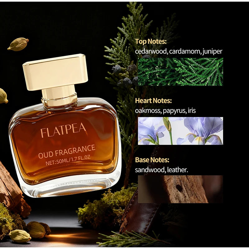 Unisex Arabian Perfume with Listed Sandalwood and Agarwood Scent Wording, A, B, C and D 100ml Options or Ebony 50ml Selection for Personal Fragrance and Gifts
