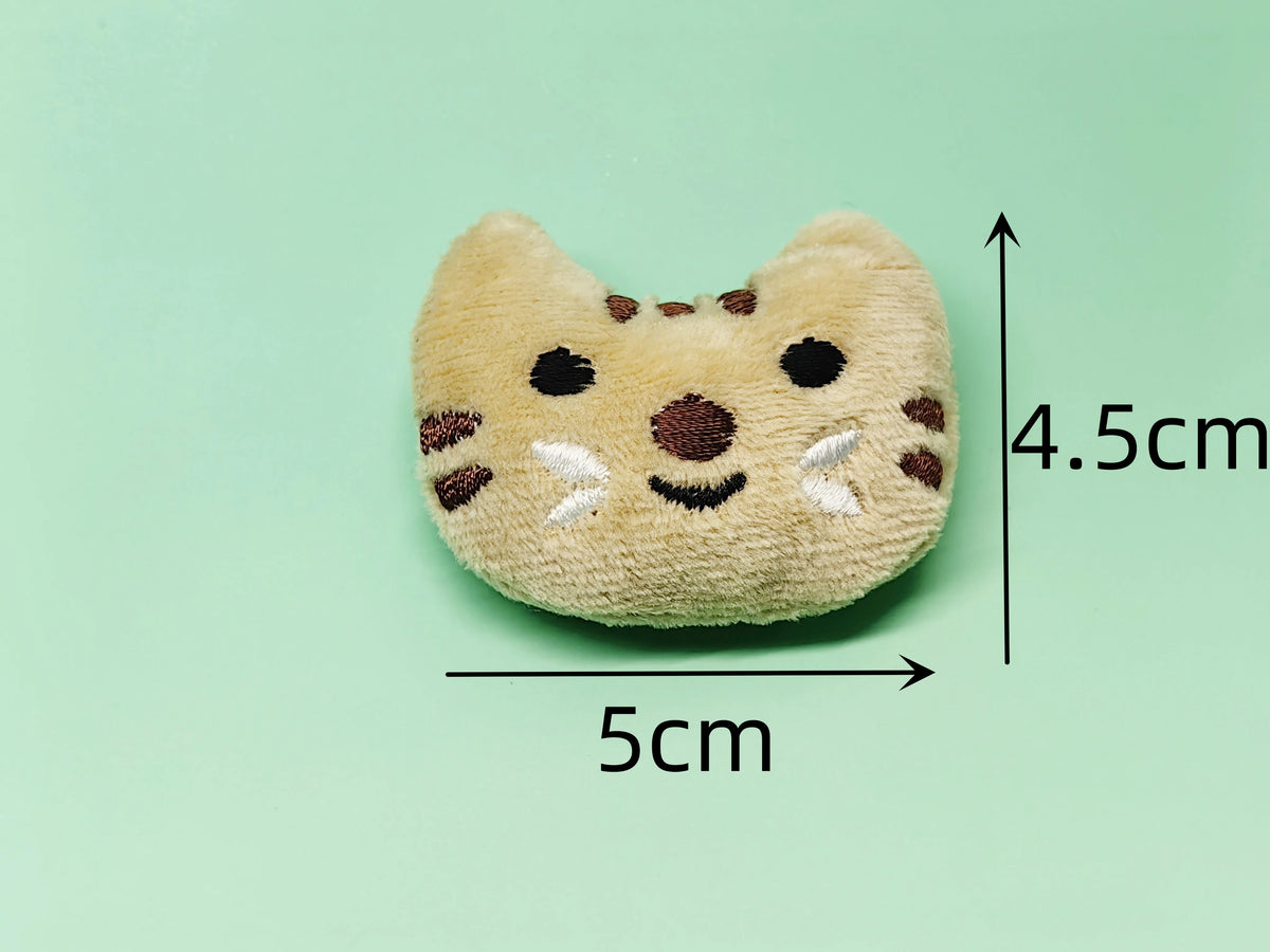 Mini Catnip Plush Cat Toys in Random Assortment Packs, 10, 15, 20, 30, 50 or 100 Pieces with Built-In Catmint Wording for Supervised Indoor Pet Play