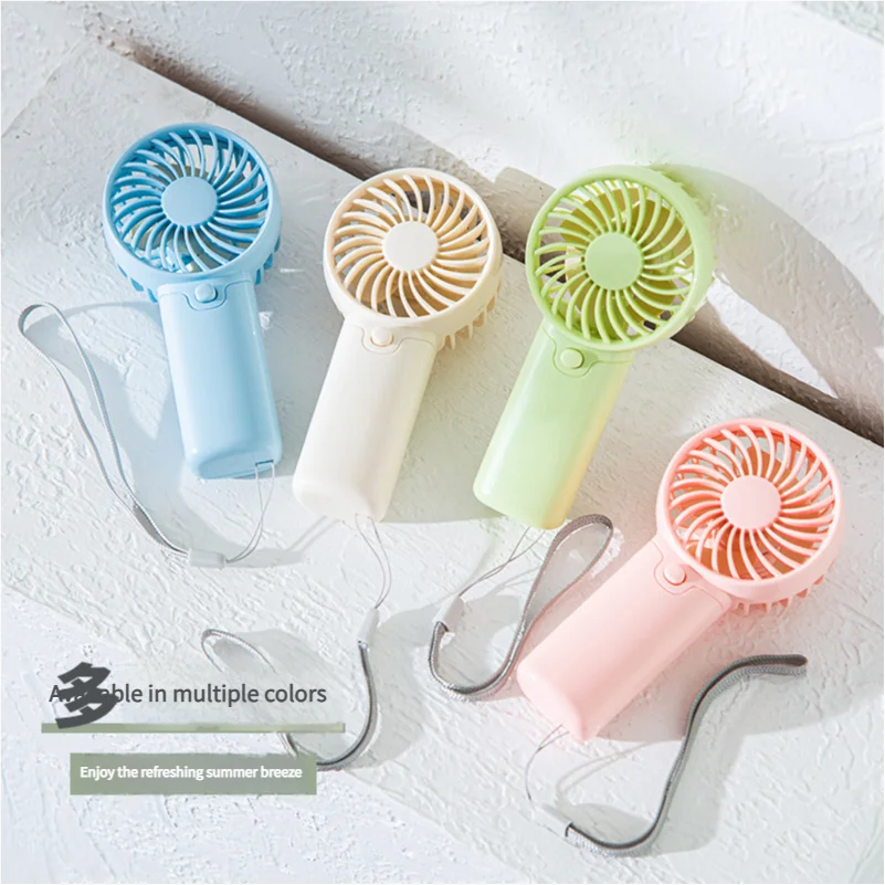 AA Battery Handheld Fan with Mini Portable Design, Pink, White or Green Options Without Batteries for Personal Airflow, Everyday Carry and Summer Outings