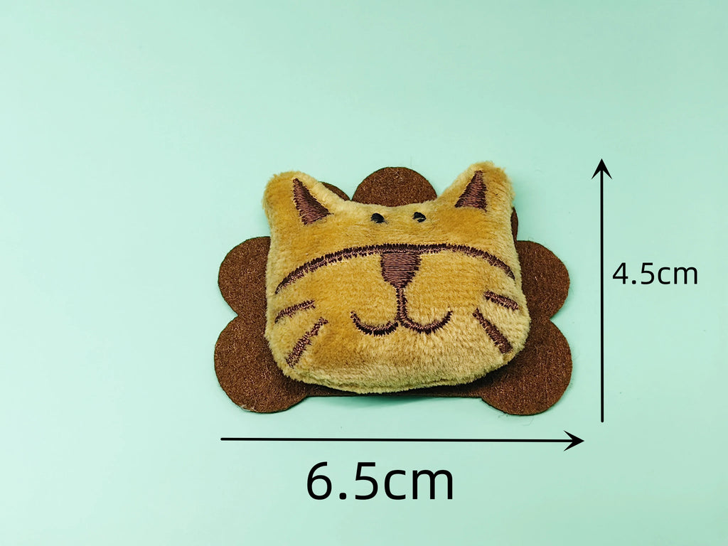 Mini Catnip Plush Cat Toys in Random Assortment Packs, 10, 15, 20, 30, 50 or 100 Pieces with Built-In Catmint Wording for Supervised Indoor Pet Play