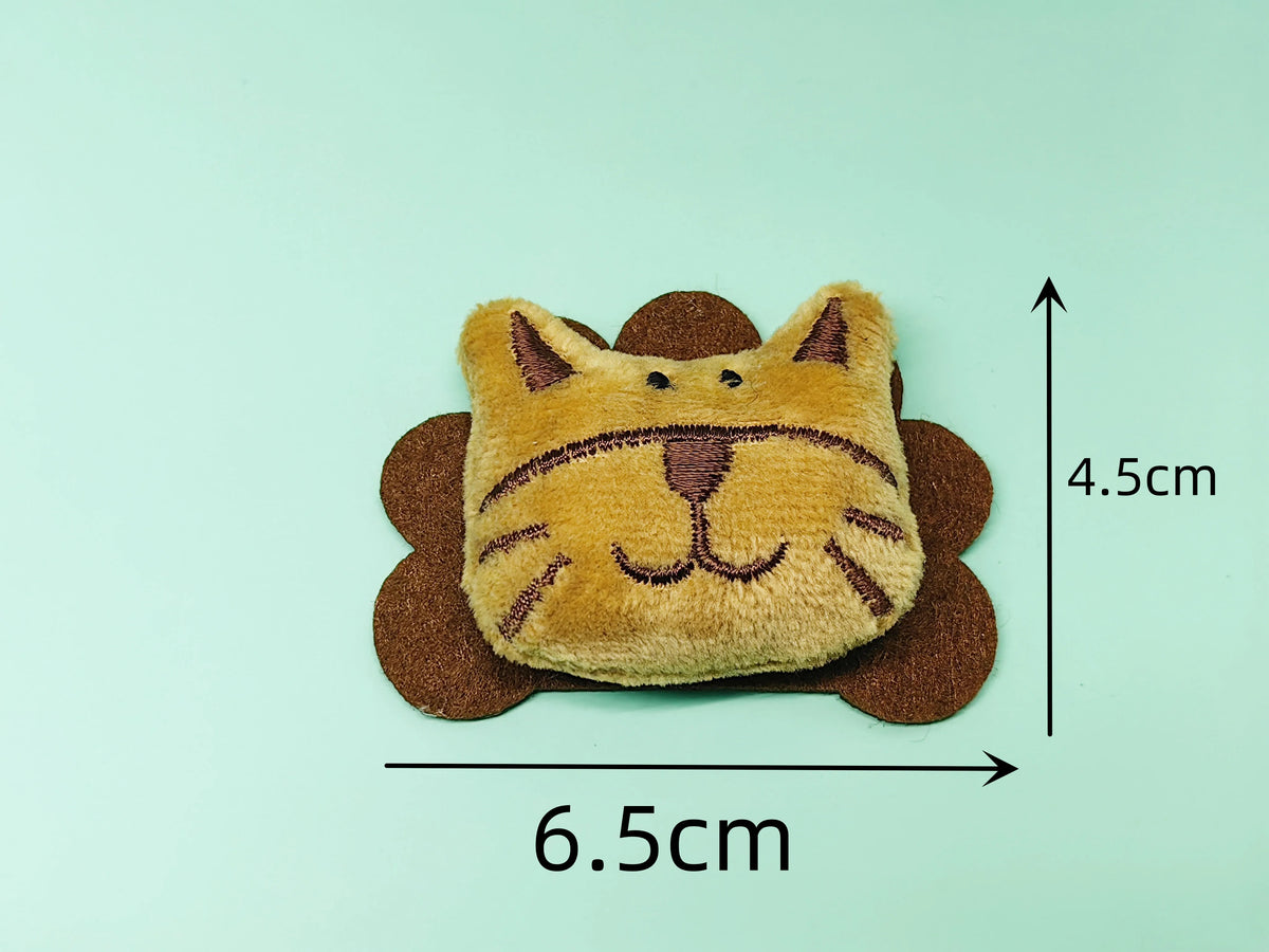 Mini Catnip Plush Cat Toys in Random Assortment Packs, 10, 15, 20, 30, 50 or 100 Pieces with Built-In Catmint Wording for Supervised Indoor Pet Play