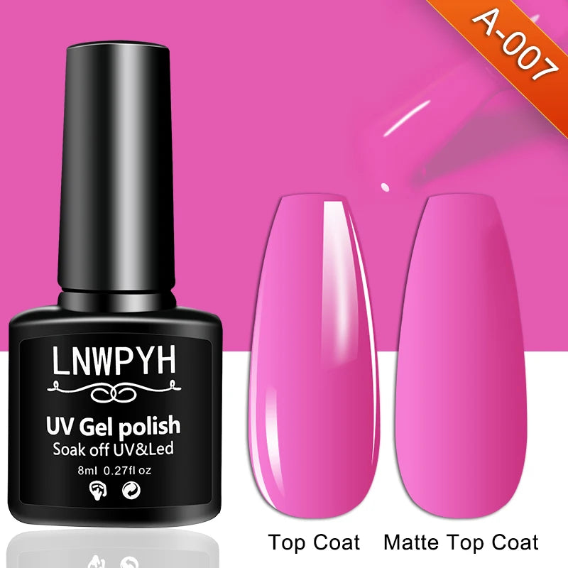 18-Color Gel Nail Polish Kit by LNWPYH with Three Extension Gel Colors, Base and Top Coats, UV LED Lamp and Nail Drill Reference for Adult Manicure Designs