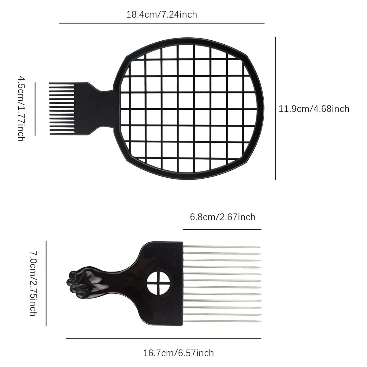 Hair Twisting Sponge Set for Men and Women, Curling Combs and Styling Tools for Textured Hair Grooming with Ten Coded Style Options