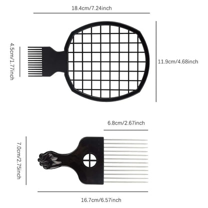 Hair Twisting Sponge Set for Men and Women, Curling Combs and Styling Tools for Textured Hair Grooming with Ten Coded Style Options