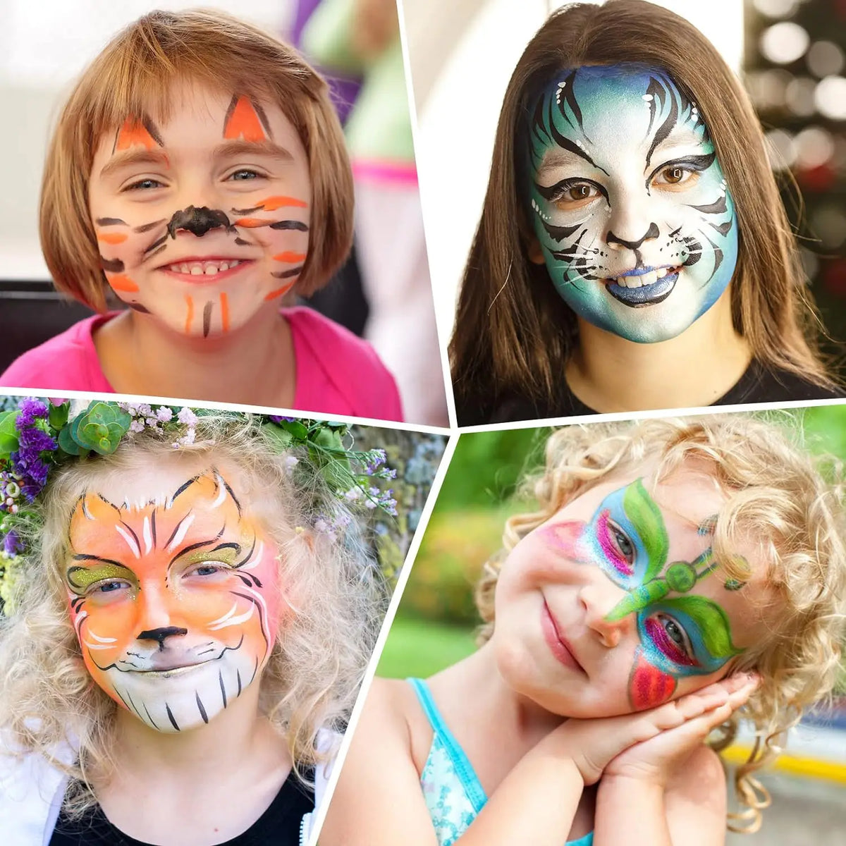 22 Color Face Paint Palette and SFX Makeup Kit Options for Halloween, Cosplay and Stage Costumes, with Brush Bundle Choices for Creative Body Art
