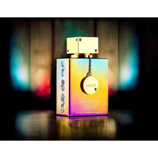 Armaf Club De Nuit Untold Eau de Parfum, Listed 105ml Amber Woody Fragrance with Saffron and Jasmine Top Notes, Amberwood Heart and Cedar Base