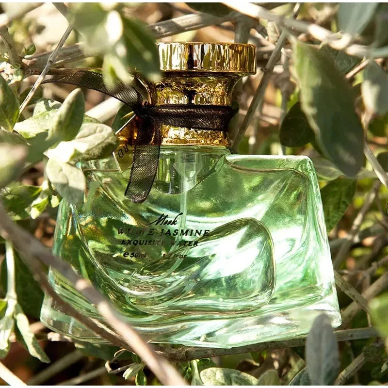 Jasmine Perfume with Listed 50ml Size, Night Jasmine or Two-Piece Package Labels and Grapefruit, Tea, Musk and Cedar Scent Notes for Unisex Fragrance Selection