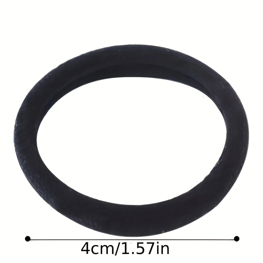 Kids Elastic Hair Ties in 20, 50 or 100-Piece Packs, Black, Coffee or White Hair Bands for Girls' Ponytails, Braids and Everyday School Hairstyles