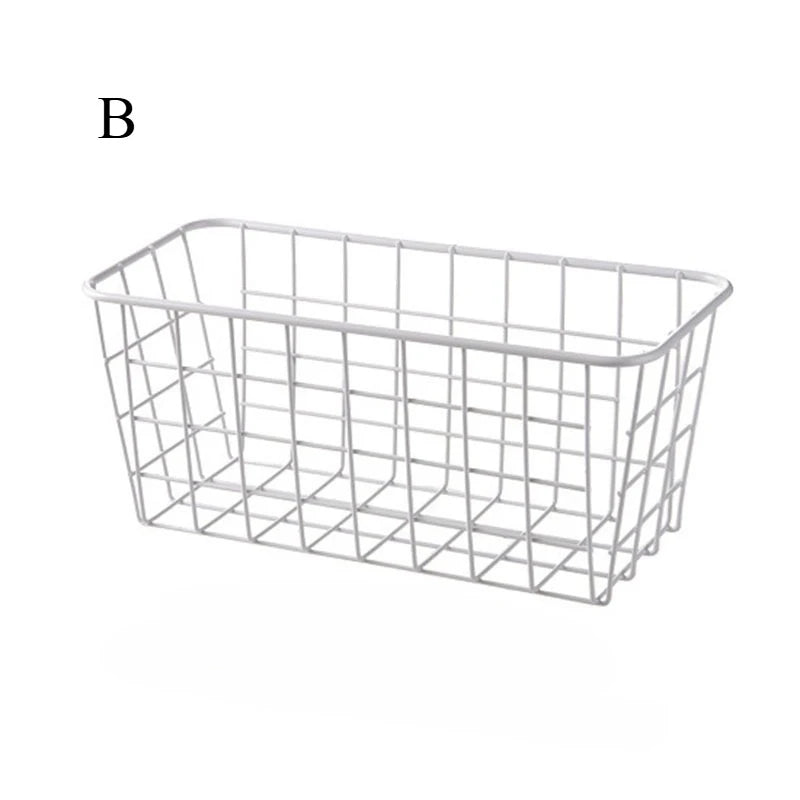 Kitchen Cabinet Door Storage Rack with Punch-Free Mounting Reference, Iron Organizer for Plastic Wrap Storage in White and Black Model Options