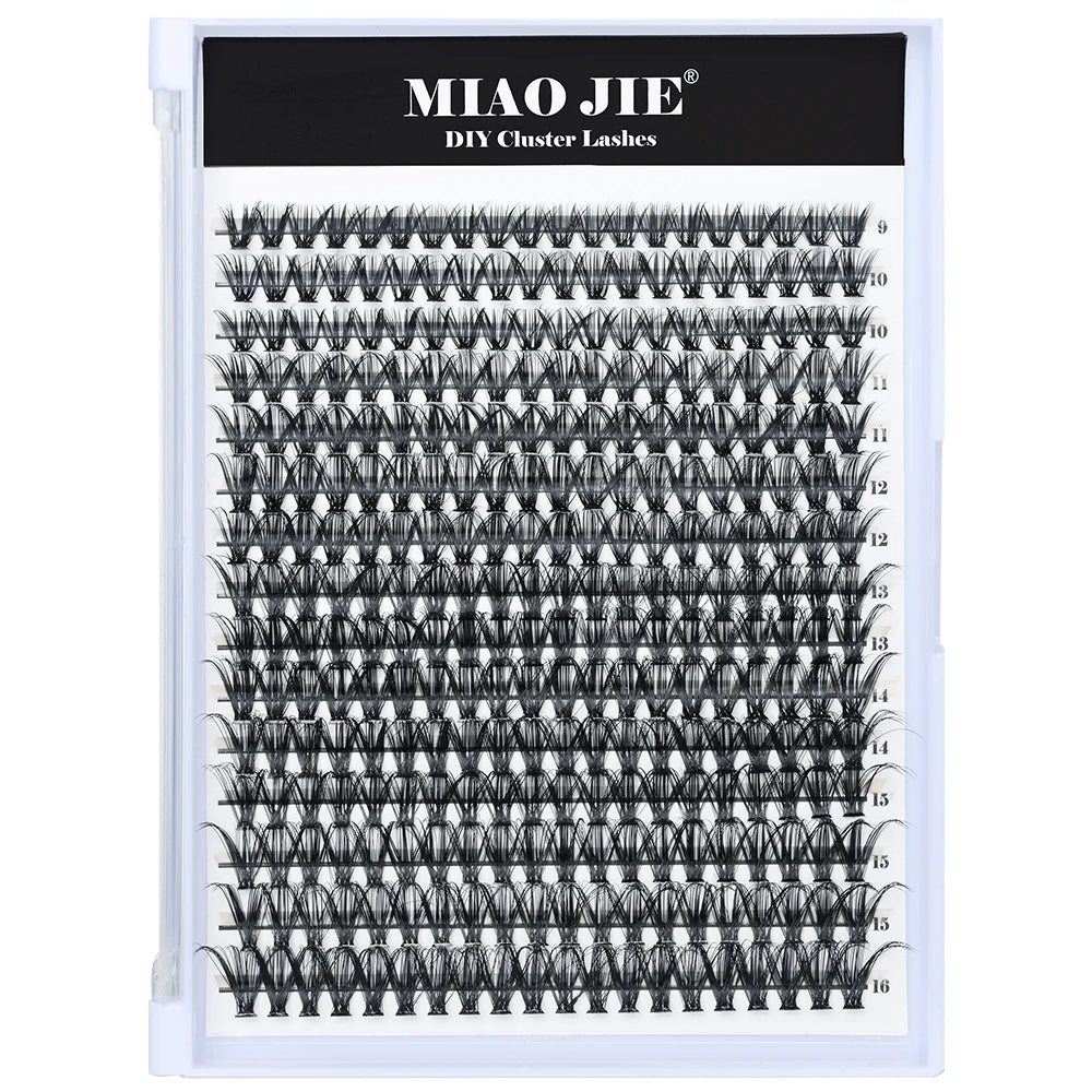 Individual Lash Clusters, 320PCS Wispy Fluffy False Eyelashes in 30D and 40D Styles with DIY Kit Options for At-Home Makeup Looks