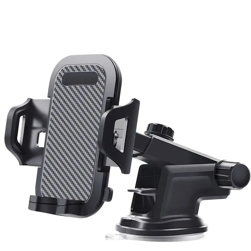 Suction Cup Car Phone Mount for Compatible Dashboard or Windshield Placement, Adjustable Smartphone Holder with Separate Air Vent Style Option