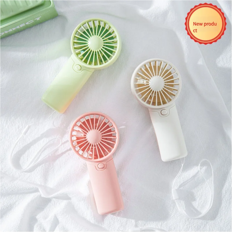 AA Battery Handheld Fan with Mini Portable Design, Pink, White or Green Options Without Batteries for Personal Airflow, Everyday Carry and Summer Outings