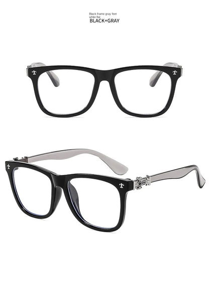 Square Eyeglass Frames for Women and Men with Vintage-Inspired Styling, Seven Coded Fashion Eyewear Options for Everyday Wardrobe and Outfit Coordination