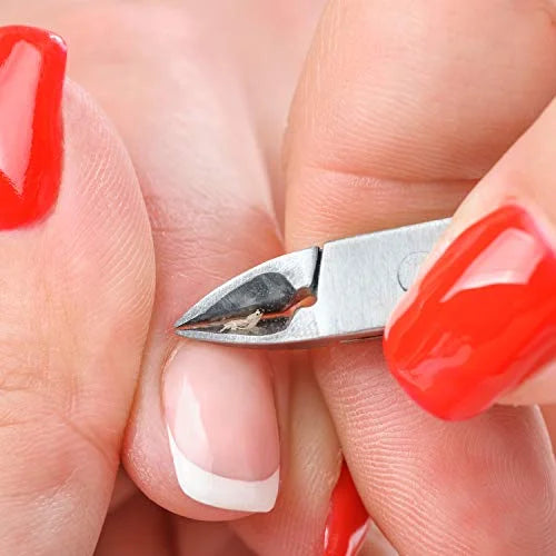 Cuticle Nippers with 1, 2 or 4-Piece Options for Adult Nail Grooming, Manual Manicure and Pedicure Trimming Tools for Professional Nail-Care Supplies