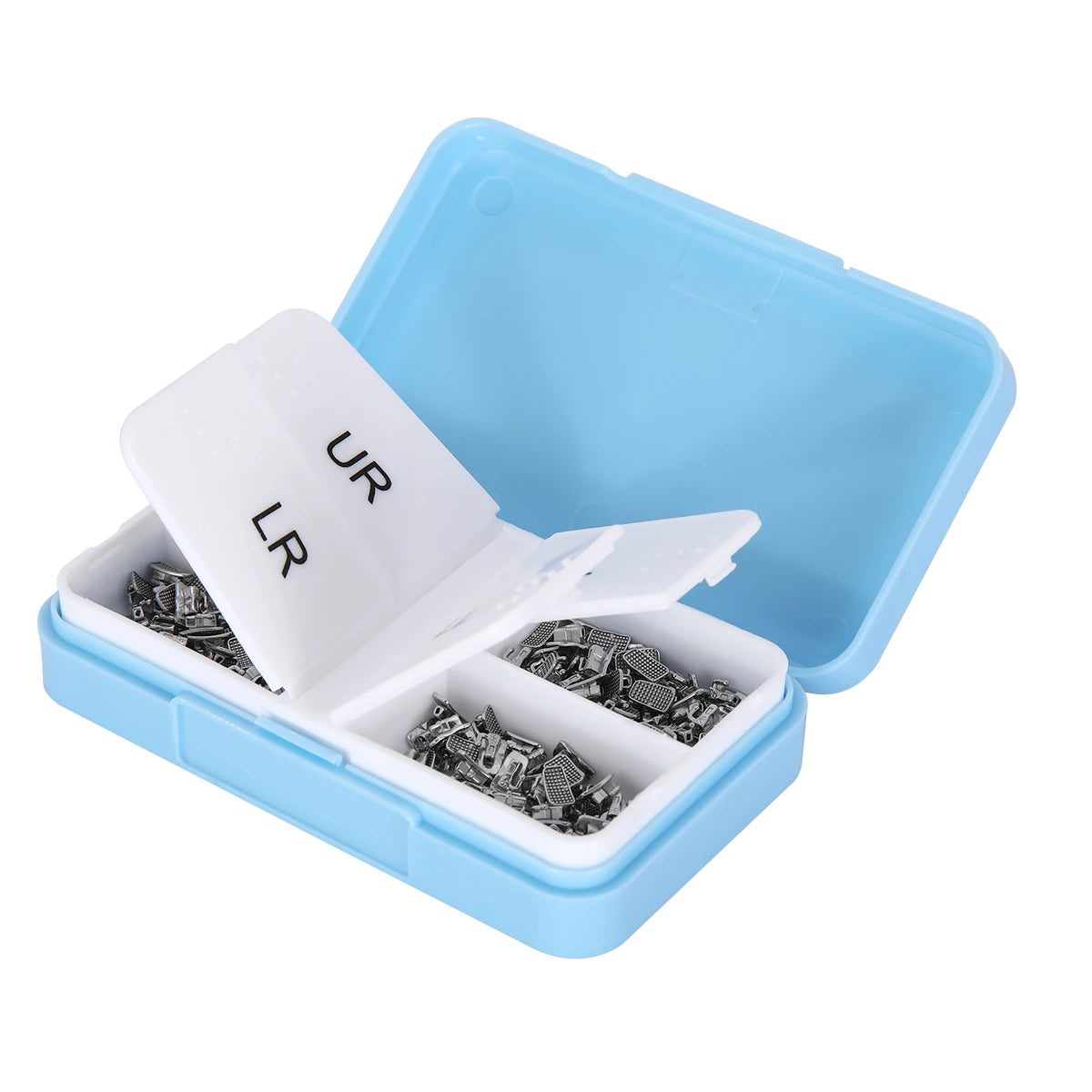 Monoblock Buccal Tubes by AZDENT, Bondable Non-Convertible Single Molar Tubes with Roth or MBT 018 and 022 Options in 20 or 50 Sets for Professional Orthodontic Use