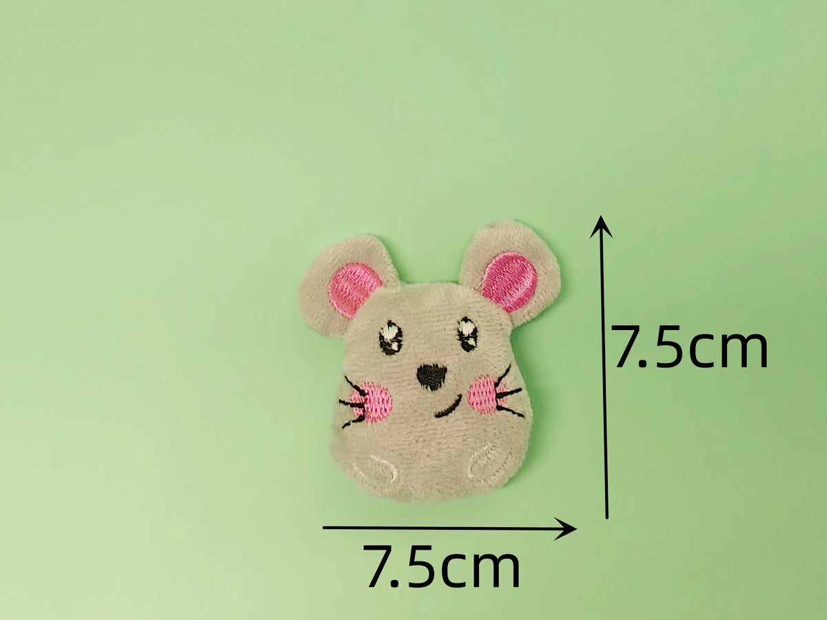 Mini Catnip Plush Cat Toys in Random Assortment Packs, 10, 15, 20, 30, 50 or 100 Pieces with Built-In Catmint Wording for Supervised Indoor Pet Play