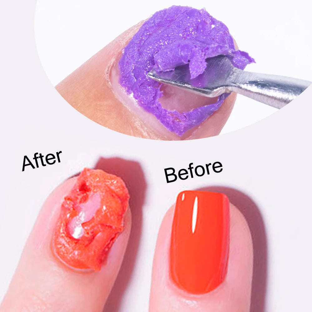 Tinovo Uno Gel Nail Polish Remover, Listed 15ml Magic Remover for Semi-Permanent Manicures with Single-Piece or Two-Piece Set Selection Labels