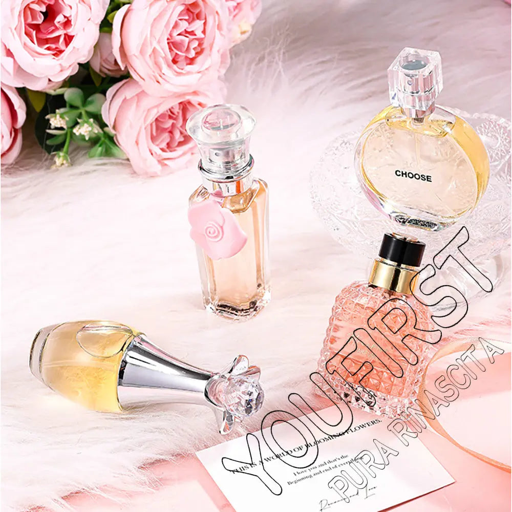 Women's Floral Perfume Gift Set, Fragrance Spray with Four-Piece Gift Box Wording and 100ml Option Label for Daily Scent Routines and Personal Gifting