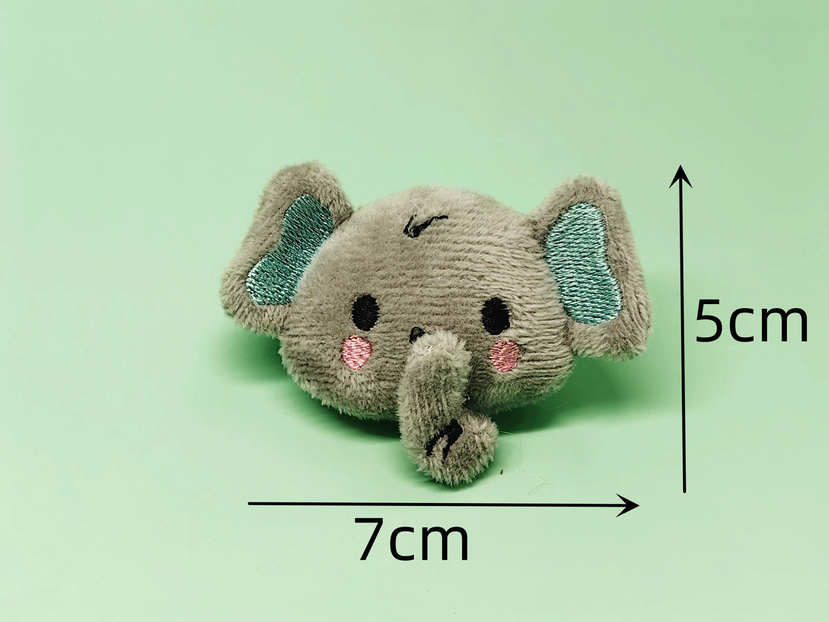 Mini Catnip Plush Cat Toys in Random Assortment Packs, 10, 15, 20, 30, 50 or 100 Pieces with Built-In Catmint Wording for Supervised Indoor Pet Play
