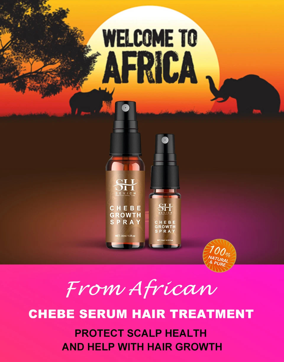 Chebe Hair Care Products with Oil, Spray, Powder-Labeled and Hair Mask Options, 10ml or 30ml Spray and 100g Mask Selections for Cosmetic Hair Routines