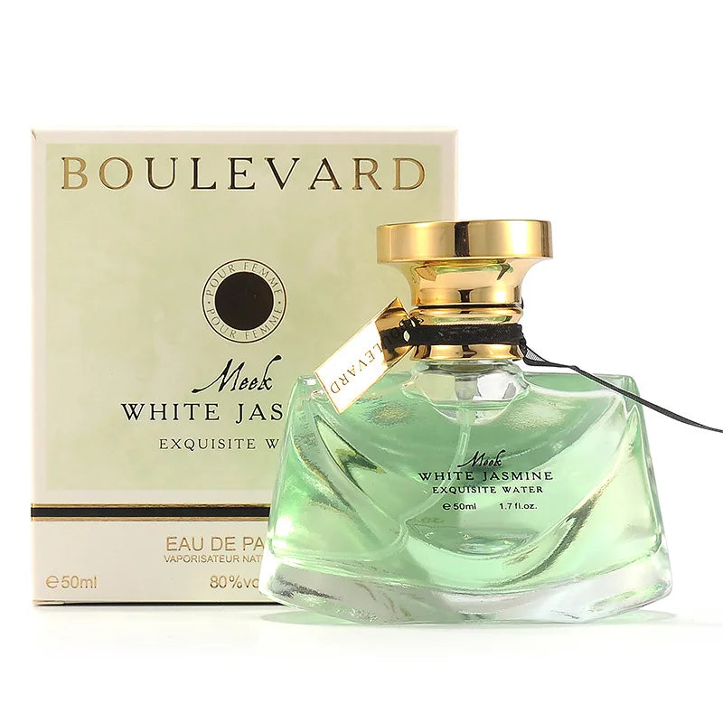 Jasmine Perfume with Listed 50ml Size, Night Jasmine or Two-Piece Package Labels and Grapefruit, Tea, Musk and Cedar Scent Notes for Unisex Fragrance Selection