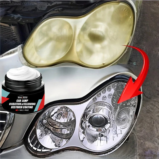 Headlight Polishing Paste for Compatible Car Lens Surface Care, 1PCS or 1PCS-100G Options for Exterior Yellowing and Oxidation Appearance Maintenance