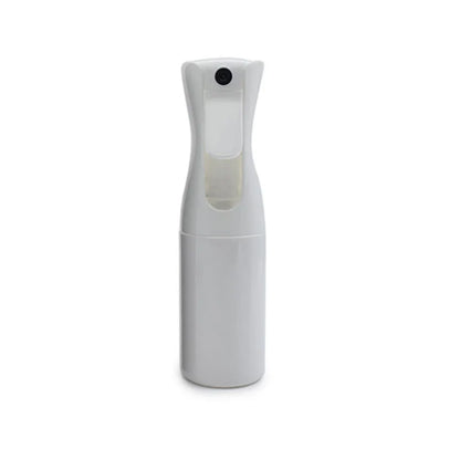Hairdressing Spray Bottle 200ml, Refillable PET Continuous Fine Mist Water Sprayer in Black or White for Barber, Salon and At-Home Hair Styling