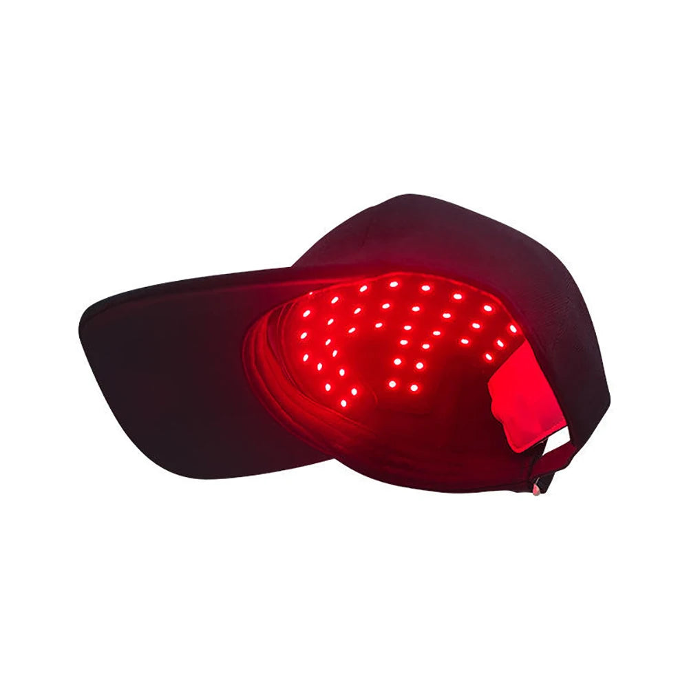 56-LED Scalp Light Cap with Four Listed Red, Blue and Near-Infrared Modes, 20-Minute Auto Shut-Off and Separate Light Pad Options for Adult Personal Care