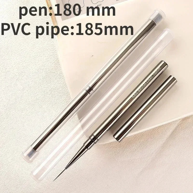 Nail Art Striping Brushes for Fine Lines and Detail Painting, 6–25mm Listed Liner Sizes with Individual and Set Options for DIY Manicure Designs
