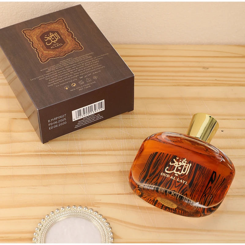 Unisex Arabian Perfume with Listed Sandalwood and Agarwood Scent Wording, A, B, C and D 100ml Options or Ebony 50ml Selection for Personal Fragrance and Gifts