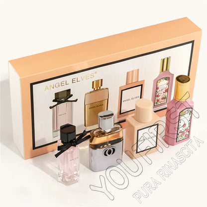 Four-Piece Floral Perfume Set for Women with Listed 30ml Spray Bottles, 120ml Total and Gift Box Reference for Everyday Fragrance and Special Occasions