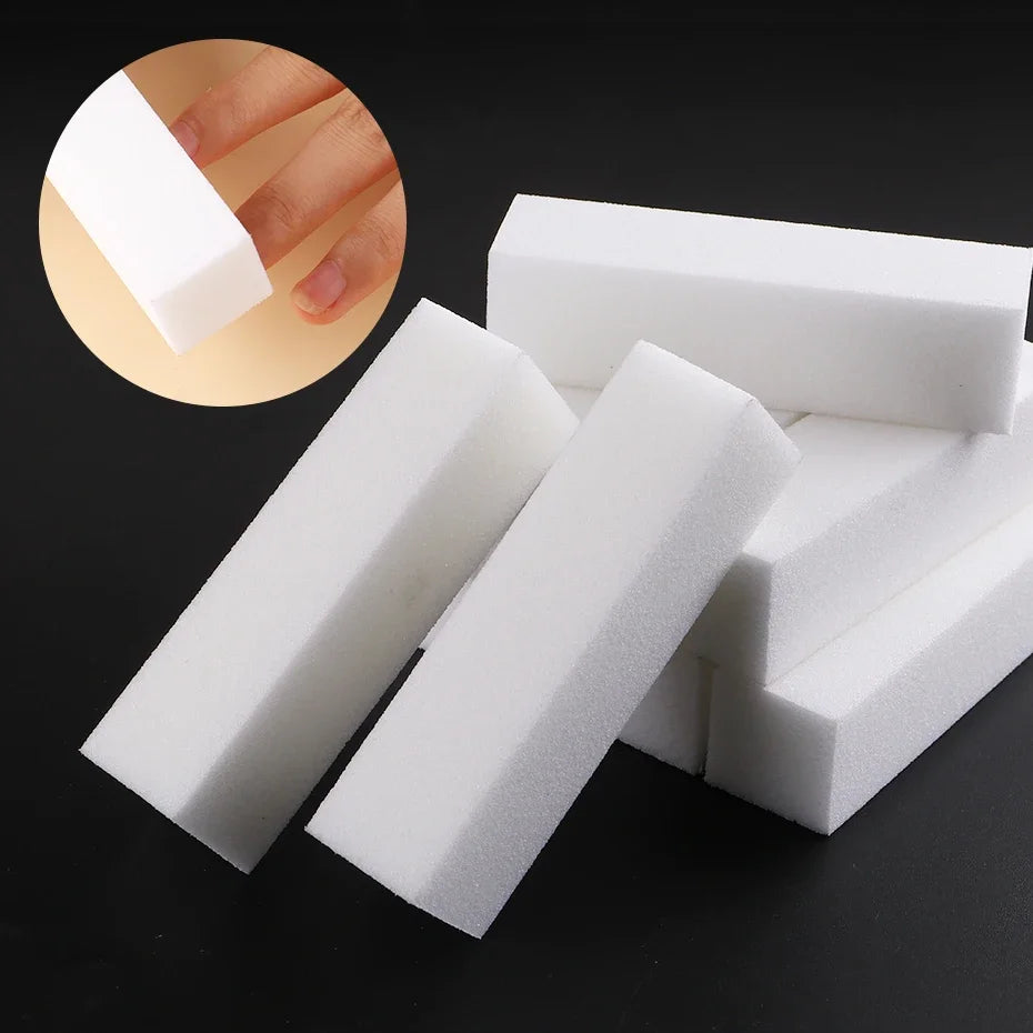 1/20Pcs Nail Art Buffer Block - Nail File for Pedicure Manicure Care Gel Polish Accessories - Sponge Buffer for Tips And Care