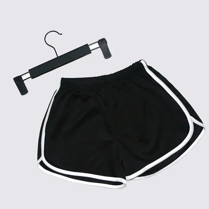 Women's High-Waisted Workout Shorts in Black, Gray or White, Quick-Drying Stretch Activewear in S, M and L for Running, Yoga and Casual Summer Outfits