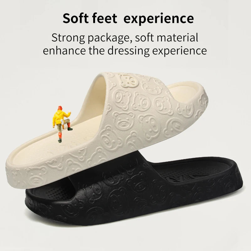 Women's EVA Slippers in Six Colors for Indoor Home and Casual Outdoor Summer Wear, House Sandals with Paired Size Options from 36-37 to 44-45