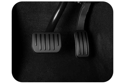 Tesla Pedal Covers by TESY in Black or Silver, Accelerator and Brake Pedal Styling with Slide-Rail Buckle Design for Compatible Model 3, Y and YL Vehicles