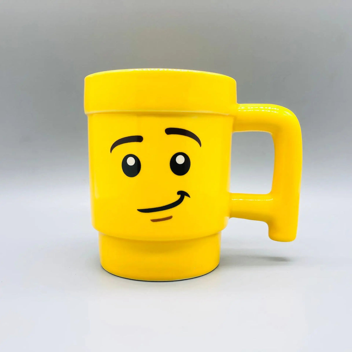 Impish Expression Mug in Porcelain, Single 250ml Cartoon Coffee, Tea and Milk Cup with A-G Design Options and Foam-Lined Box for Friends and Family Gifts