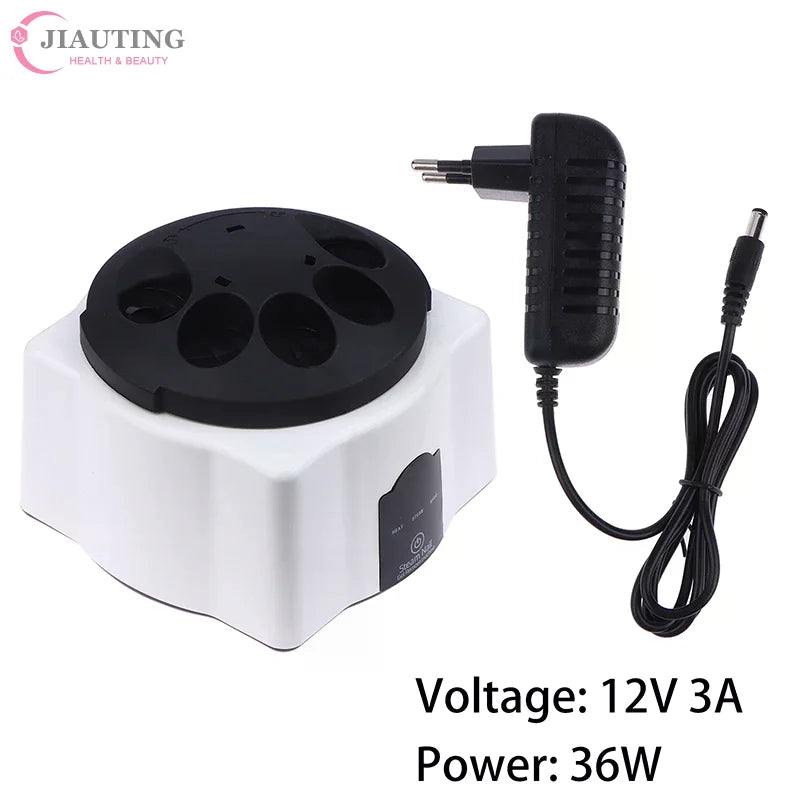 Electric Steam Nail Polish Remover with Listed 36W Power and 12V 3A Rating, PP Body, Silicone Pad, Remover Bowl and Two Covers, Four Plug Options