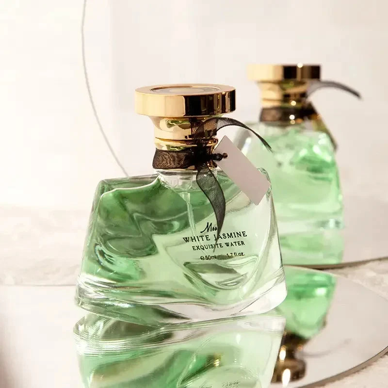 Jasmine Perfume with Listed 50ml Size, Night Jasmine or Two-Piece Package Labels and Grapefruit, Tea, Musk and Cedar Scent Notes for Unisex Fragrance Selection