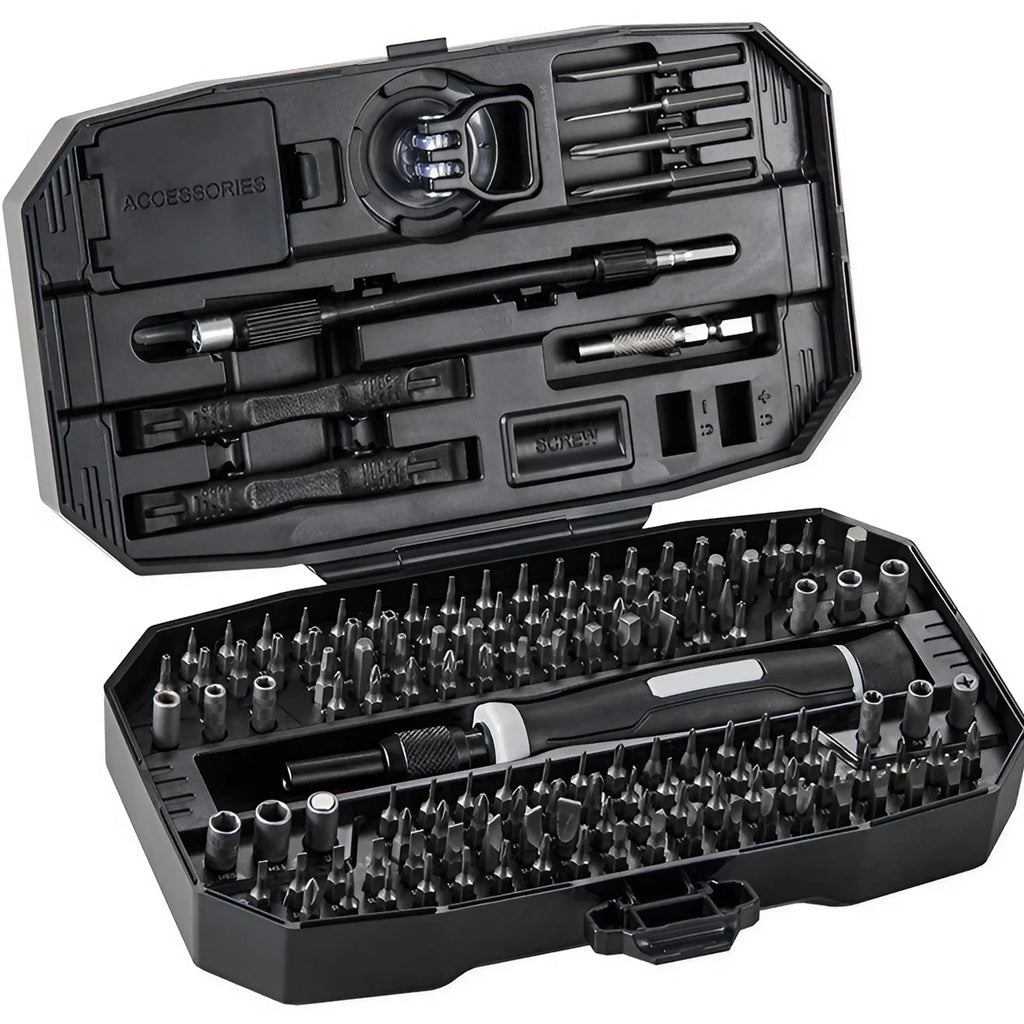 Precision Screwdriver Repair Kit, 25-in-1 or 152-in-1 CRV Steel Bit Set with Torx Options for Compatible Laptop, Computer and Small Electronics Projects