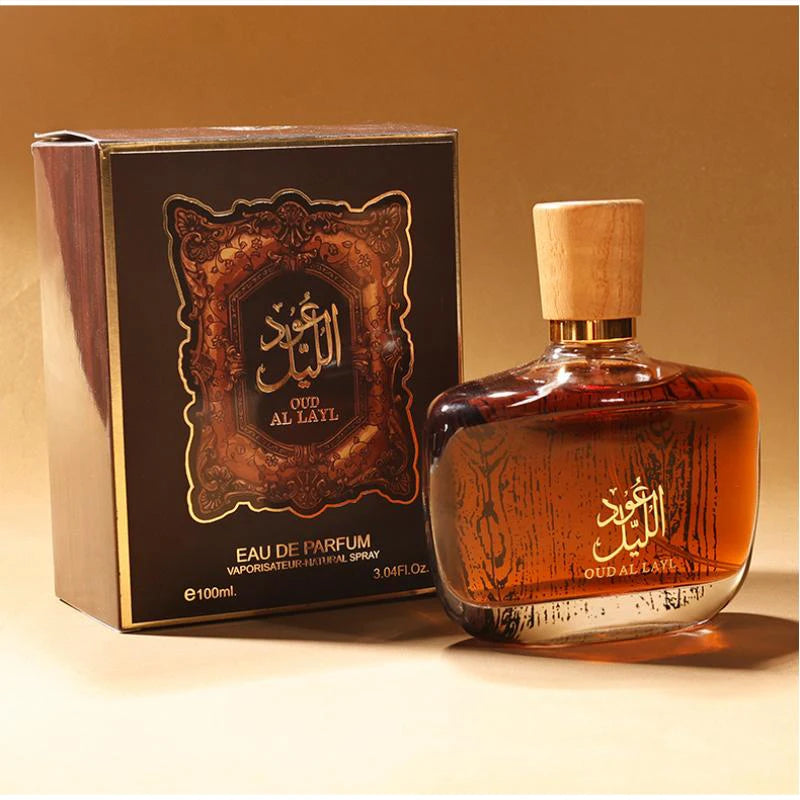 Unisex Arabian Perfume with Listed Sandalwood and Agarwood Scent Wording, A, B, C and D 100ml Options or Ebony 50ml Selection for Personal Fragrance and Gifts