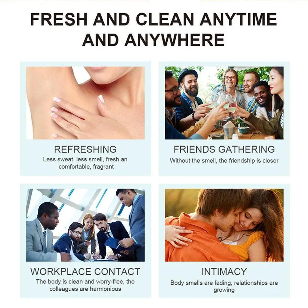 Body Deodorant Stick with Listed 75g Net Content and Twist-Up Solid Format, A to E Scent Option Labels for a Label-Guided Everyday Personal Care Routine