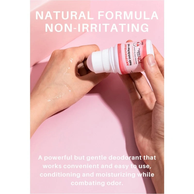 Roll-On Underarm Deodorant for Men and Women, Two Single-Piece Option Labels for Daily Personal Hygiene and Your Everyday Underarm Care Routine