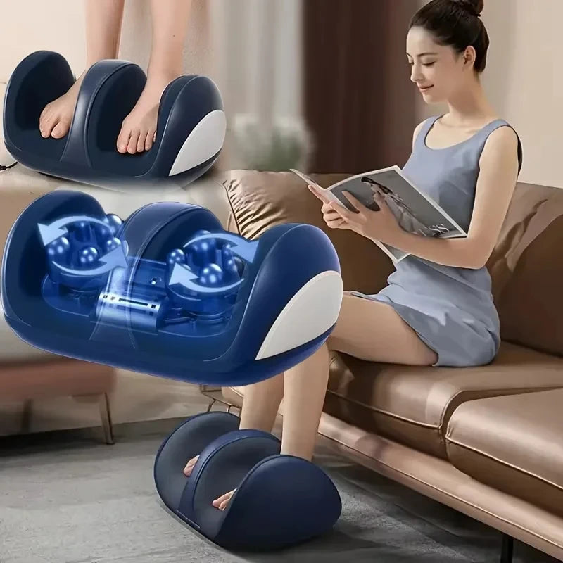 Electric Foot and Leg Massager with EU Plug, Ivory or MULTI Options and Listed Warm-Sole Reference for Instruction-Guided At-Home Personal Massage Routines