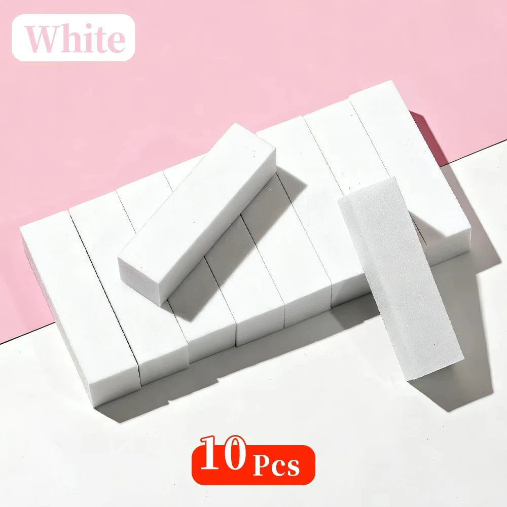 1/20Pcs Nail Art Buffer Block - Nail File for Pedicure Manicure Care Gel Polish Accessories - Sponge Buffer for Tips And Care