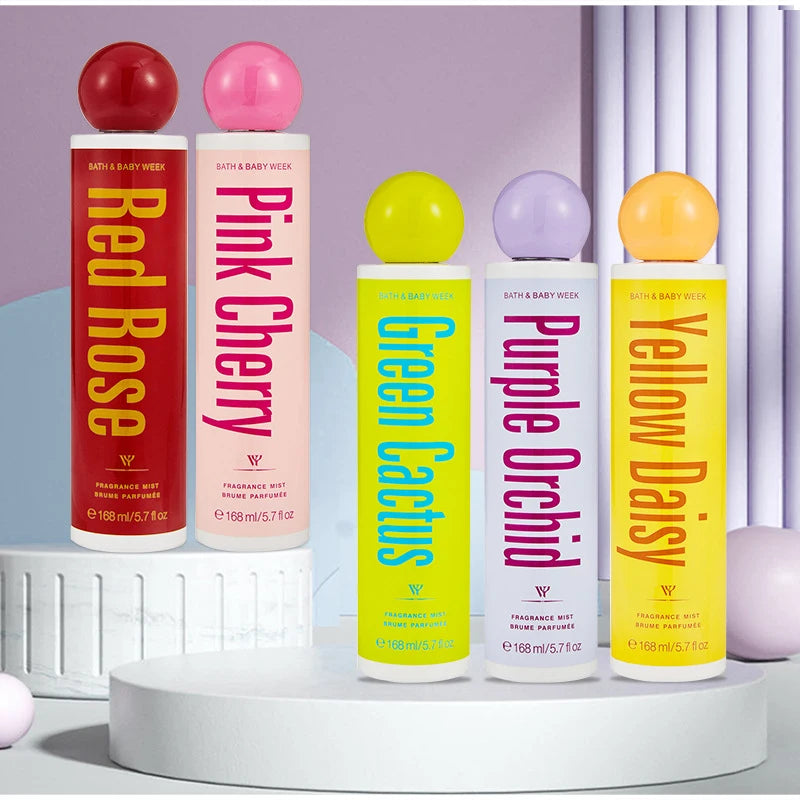 Gourmand Perfume Body Spray 168ml, Unisex Fragrance with Sweet Cookies, Chocolate, Fruit and Floral Options for Daily Wear and Personal Gifts
