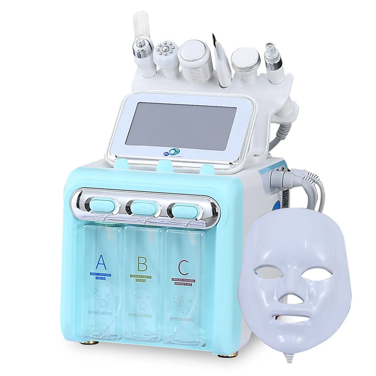 Hydro Facial Beauty Machine with Seven-in-One Title Reference and US Power Source Selection for Cosmetic Equipment and Accessory Compatibility Review